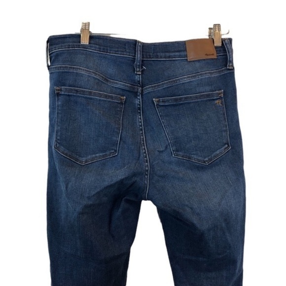 Madewell Mid Rise 9" Buttoned Denim Skinny Jeans - Picture 5 of 5